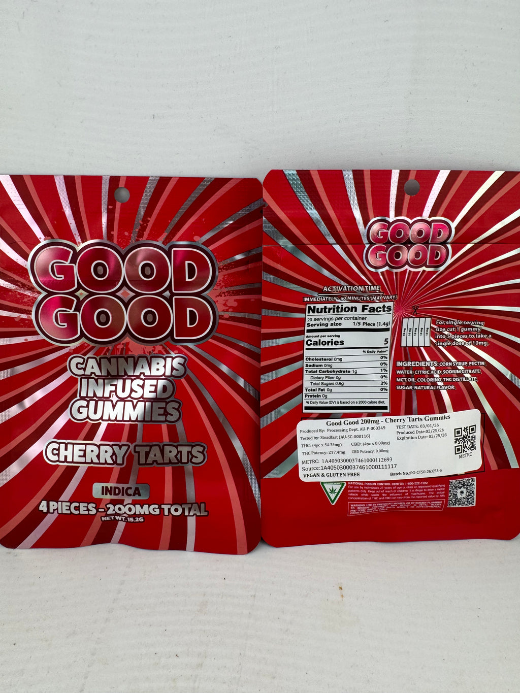 Good Good & Midwest 200MG Gummies 4pk