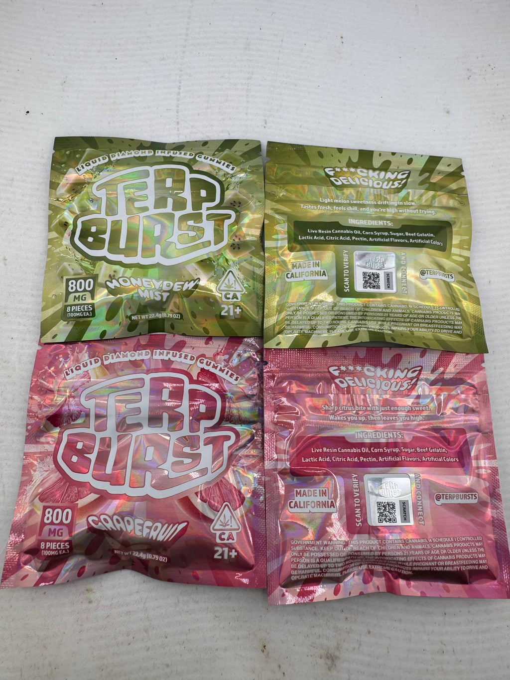 Terp Burst 8 pc 800mg