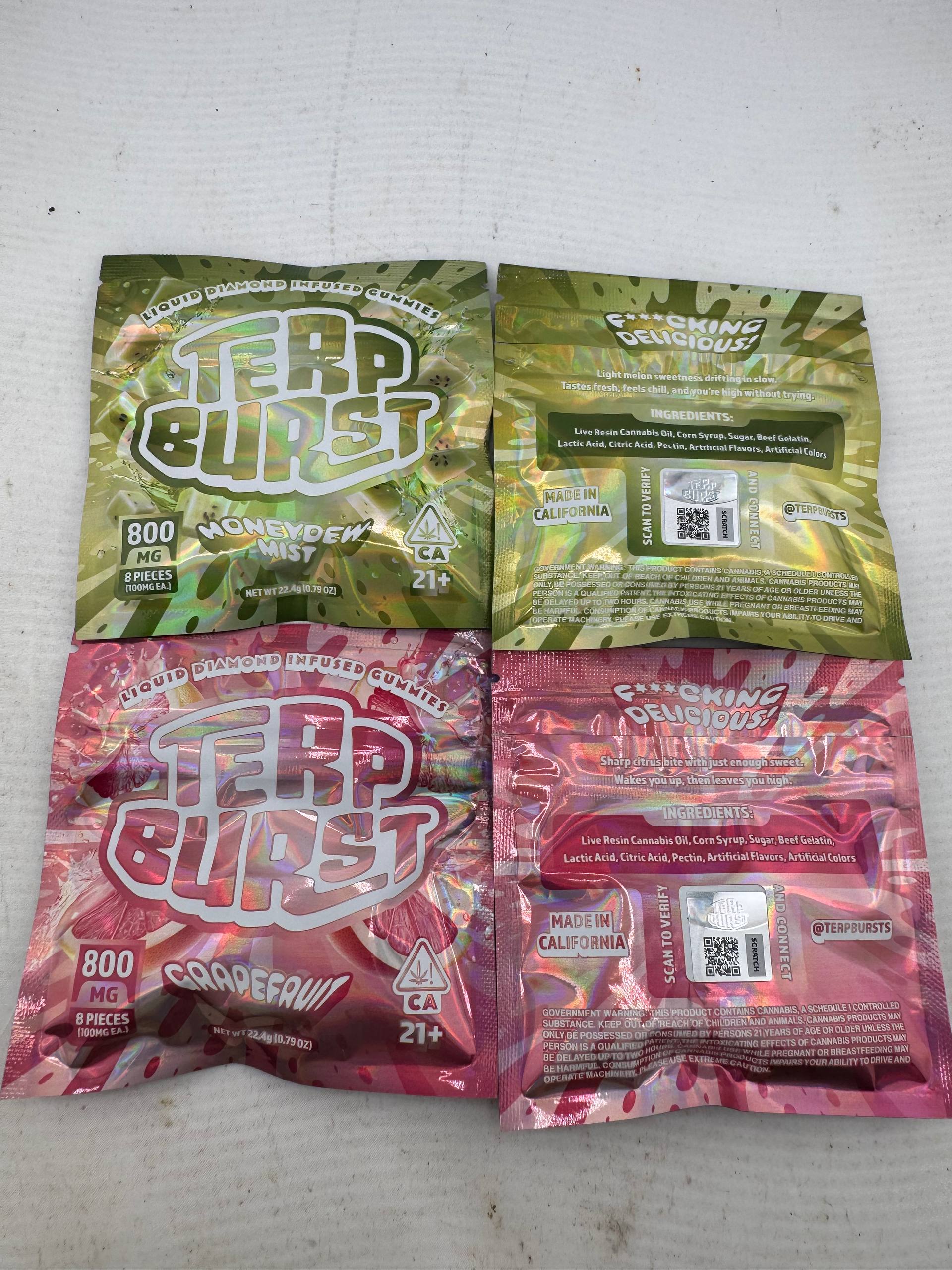 Terp Burst 8 pc 800mg