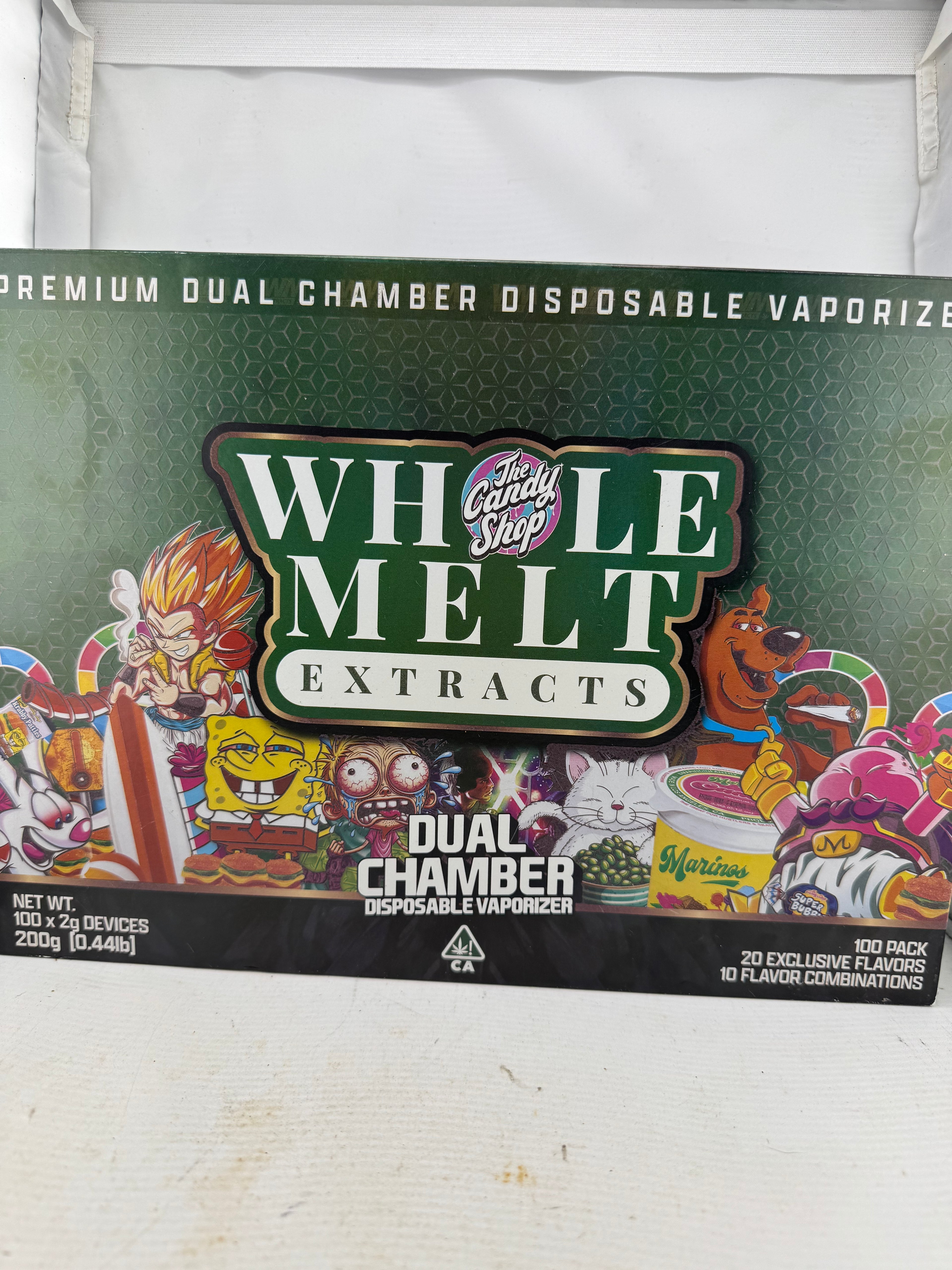 Wholemelts X Candy Shop 2Gram Daul Chambers Disposables