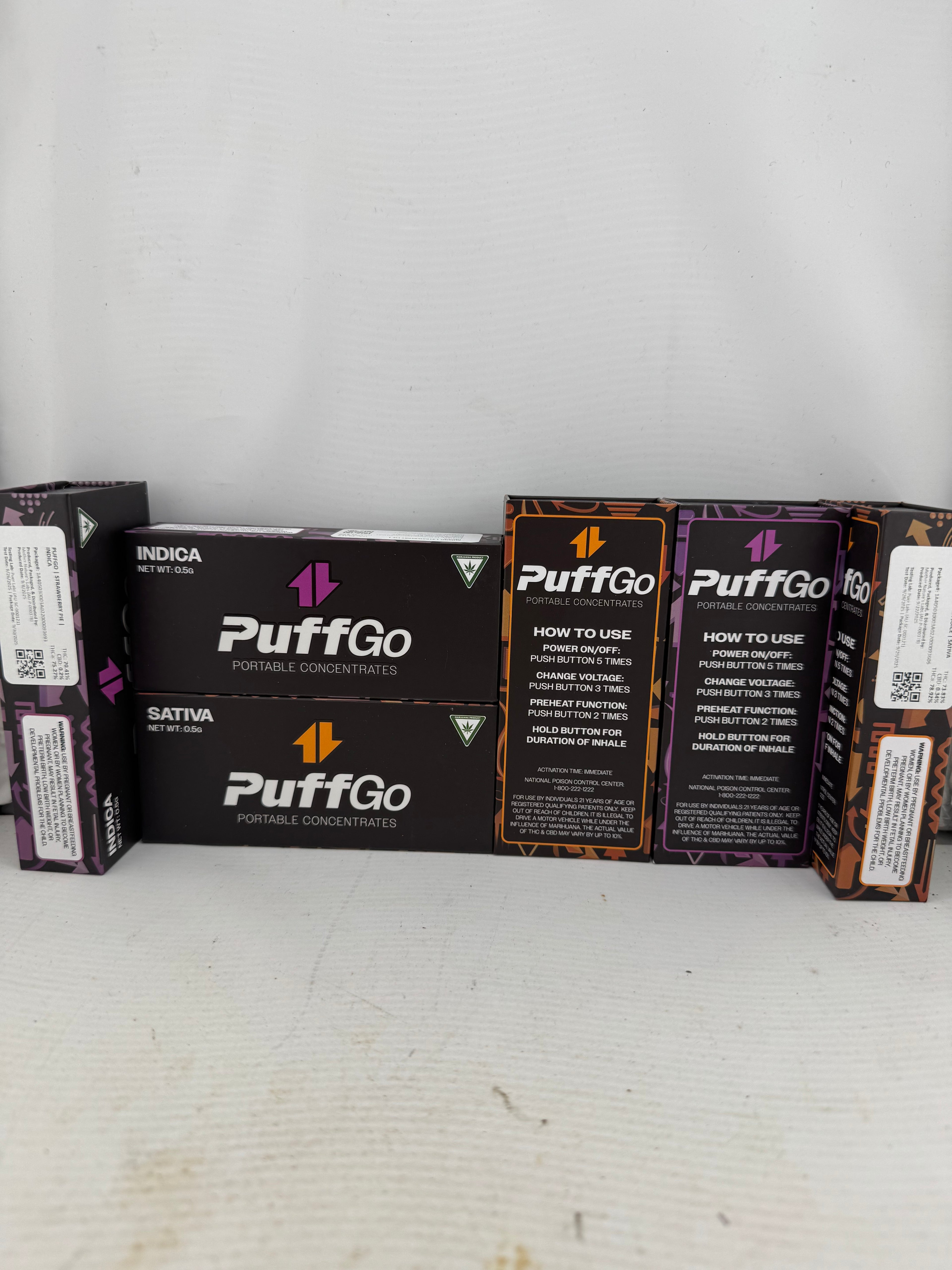 Puffgo Portable Dab Rig Loaded With .5Gram Hash Rosin
