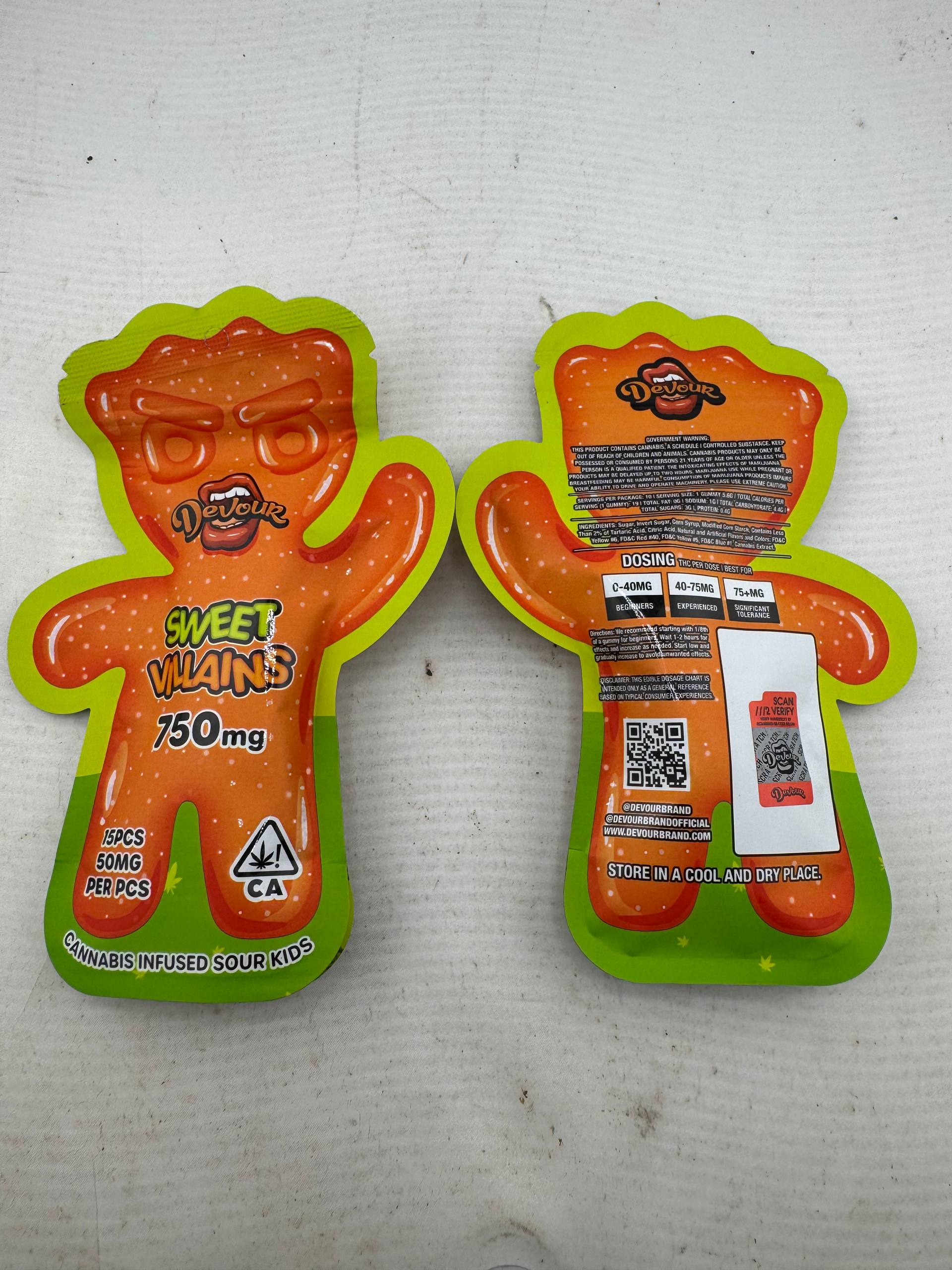 Devour 750mg Gummies