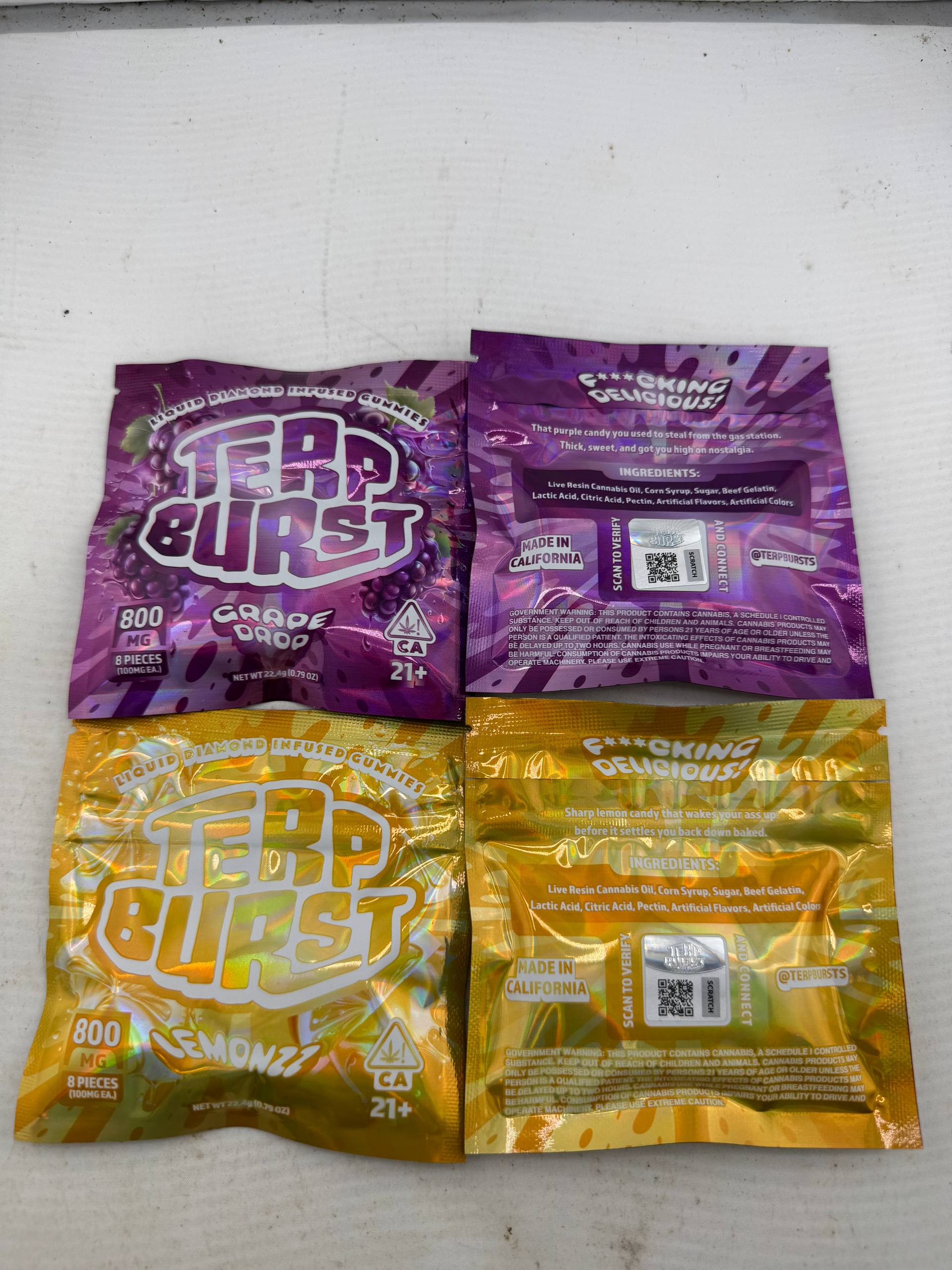 Terp Burst 8 pc 800mg