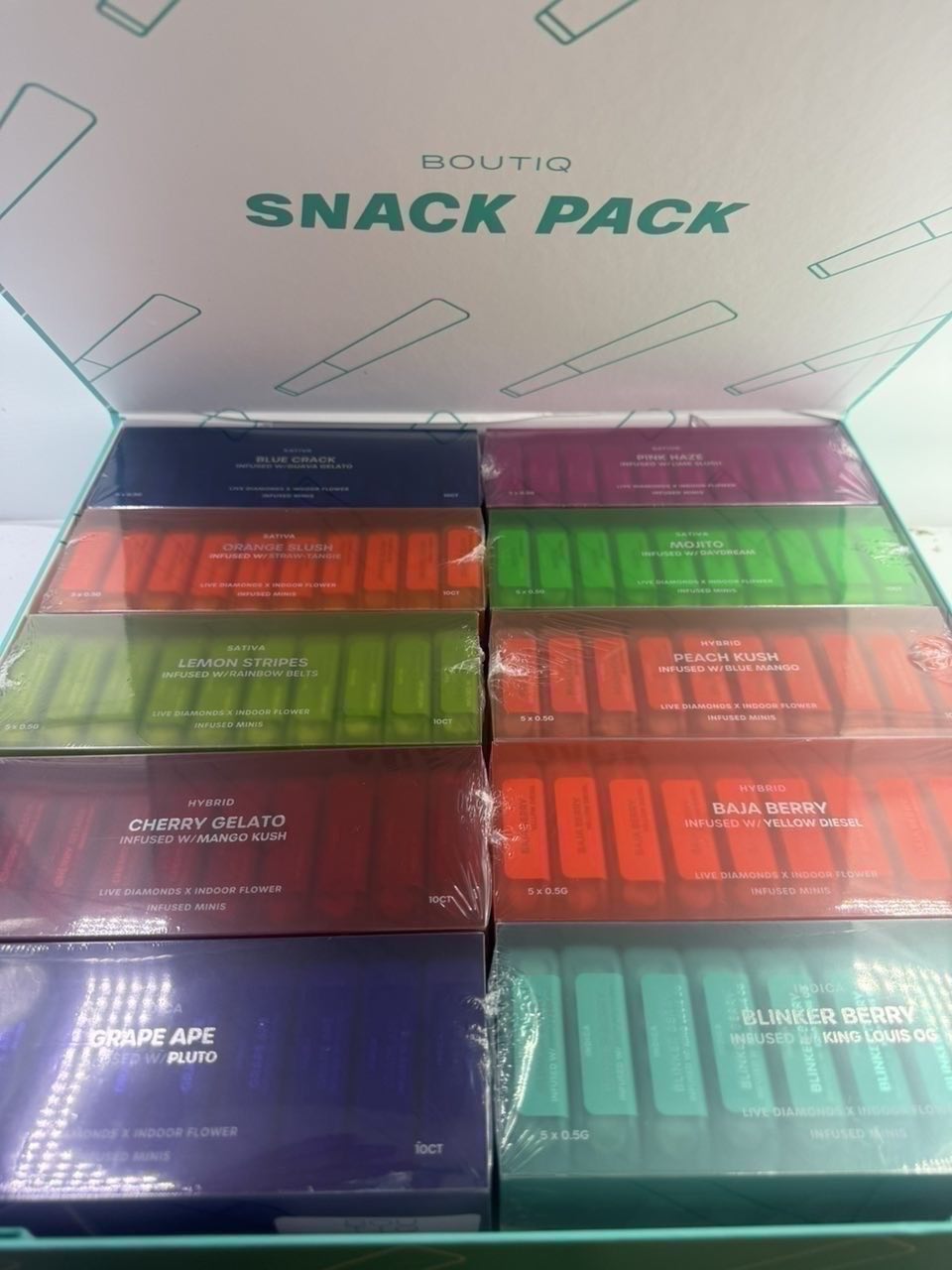 Boutique snack pack (5pk Prerolls)