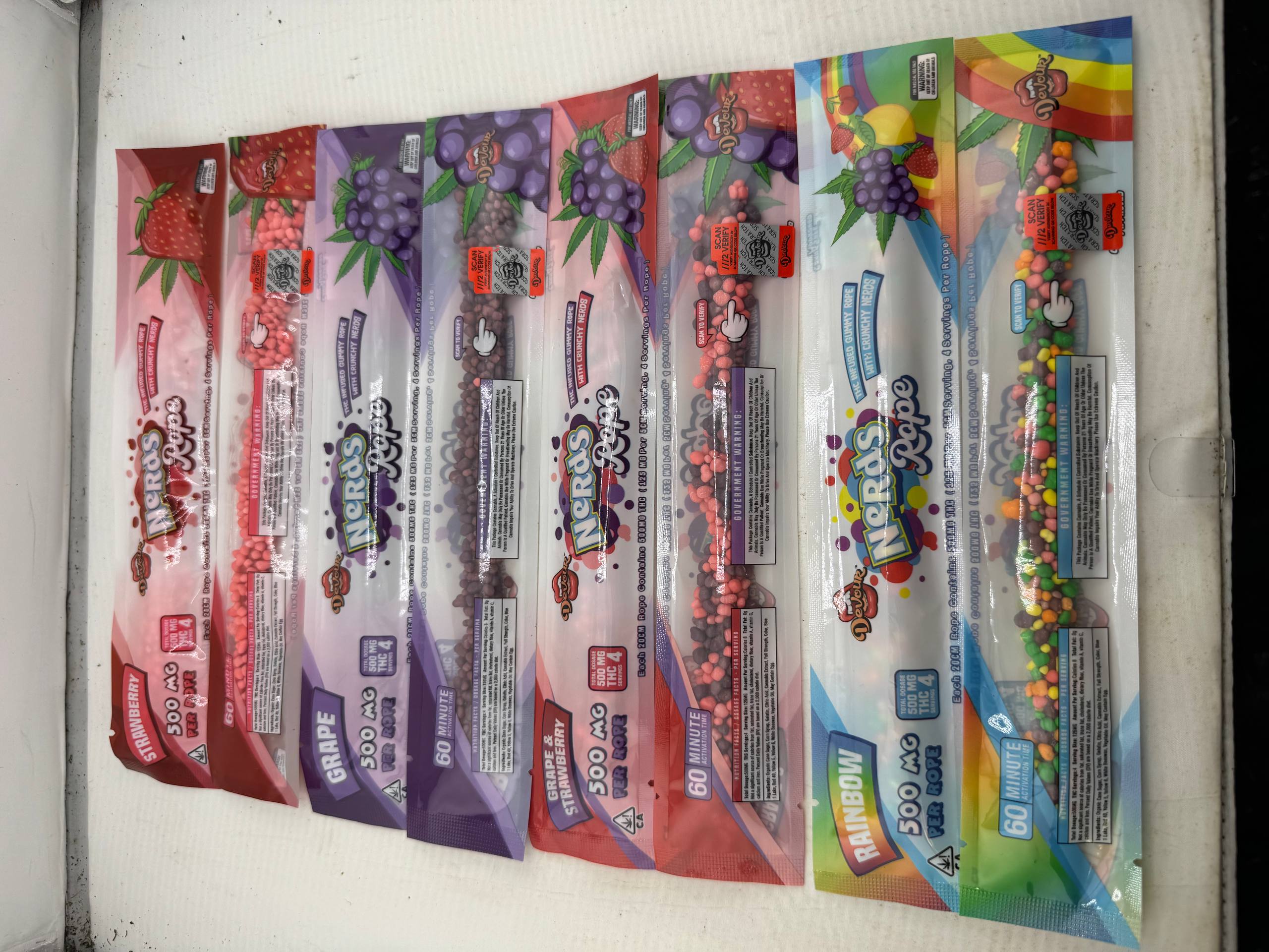 Devour nerd ropes 500mg