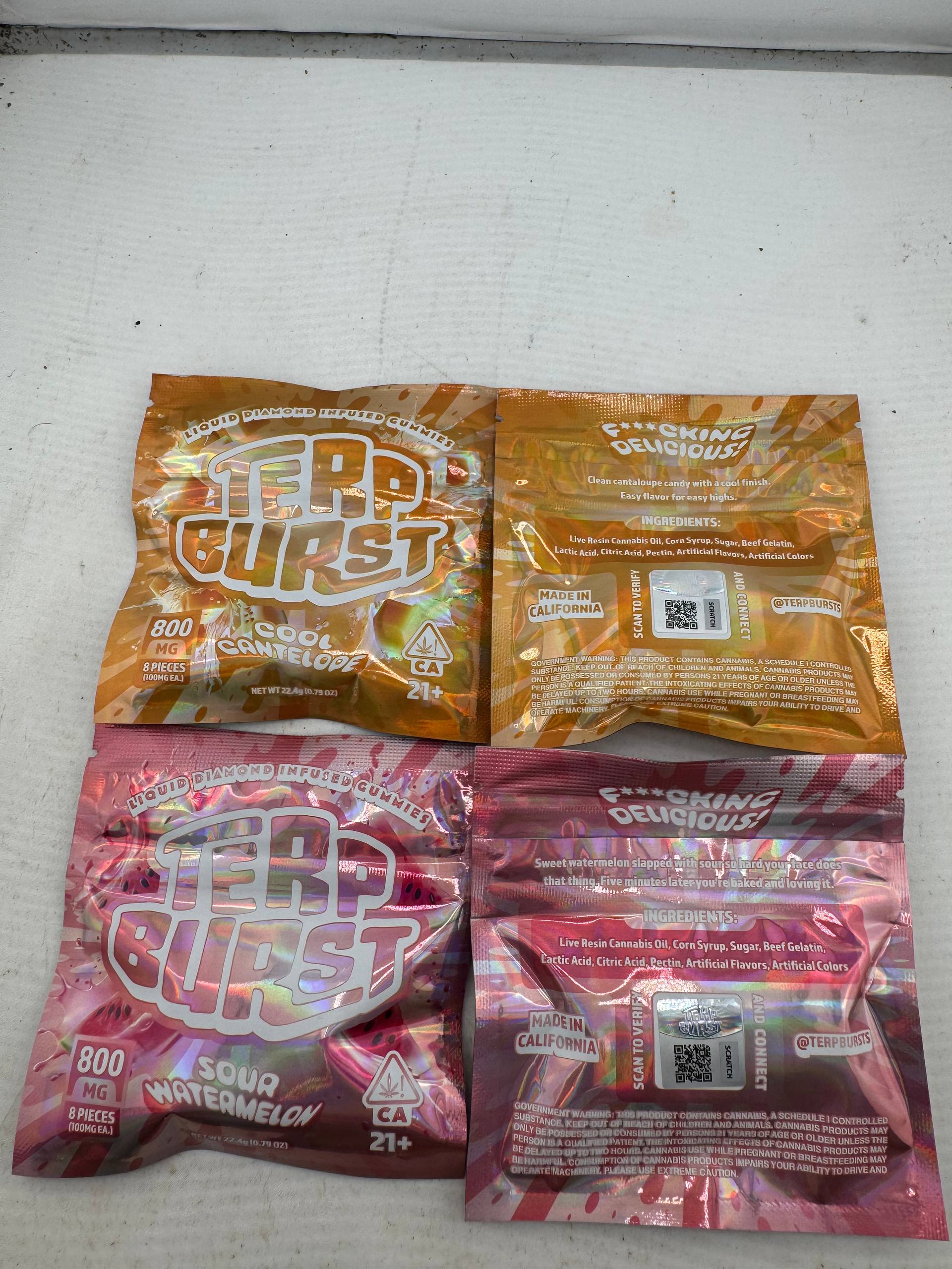 Terp Burst 8 pc 800mg