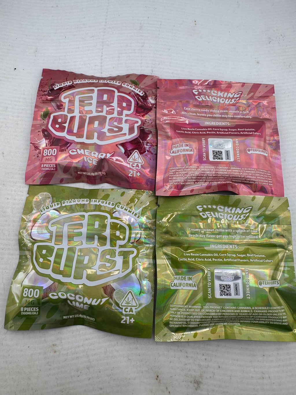 Terp Burst 8 pc 800mg