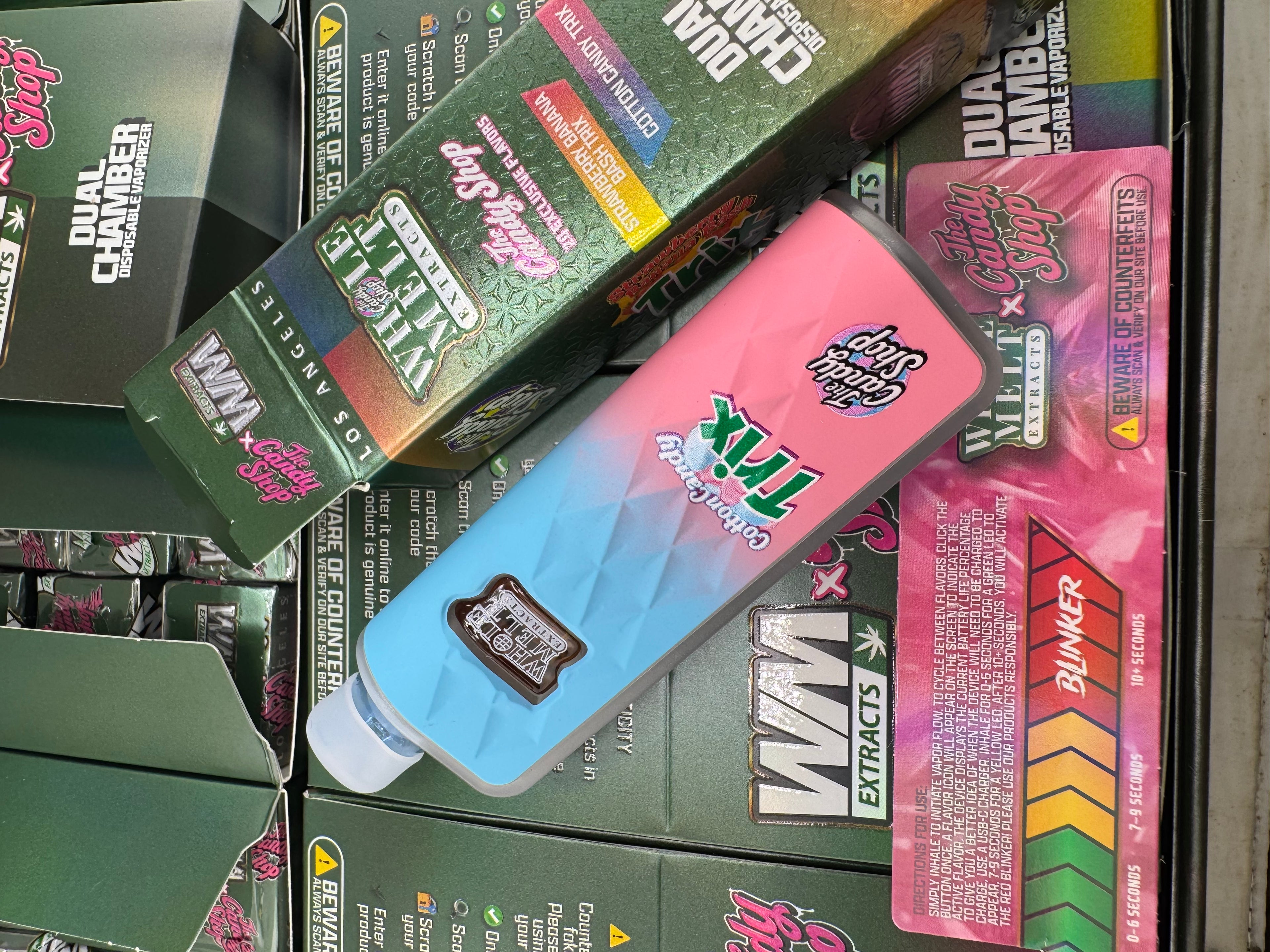 Wholemelts X Candy Shop 2Gram Daul Chambers Disposables
