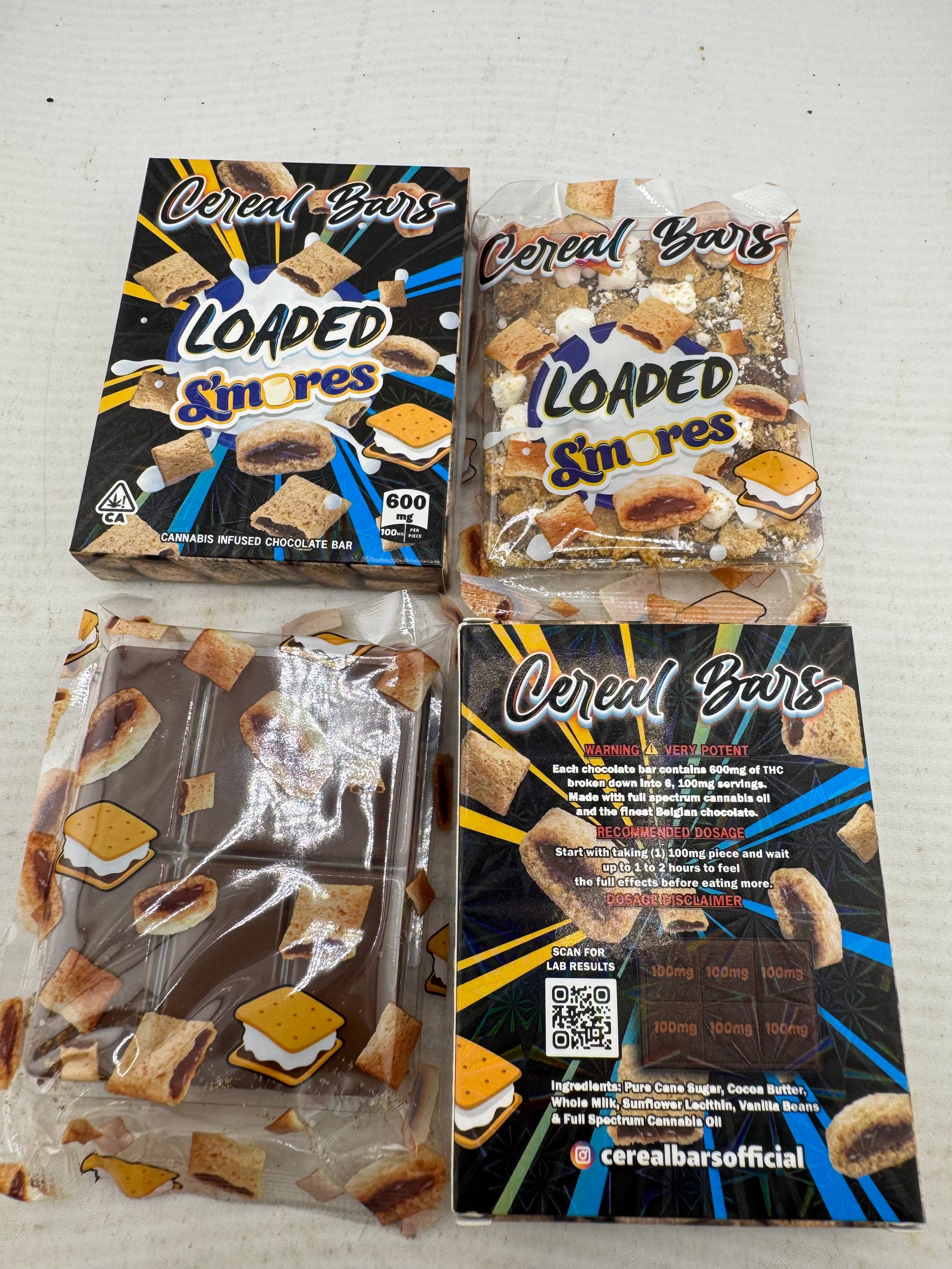 Loaded cereal bars 500mg
