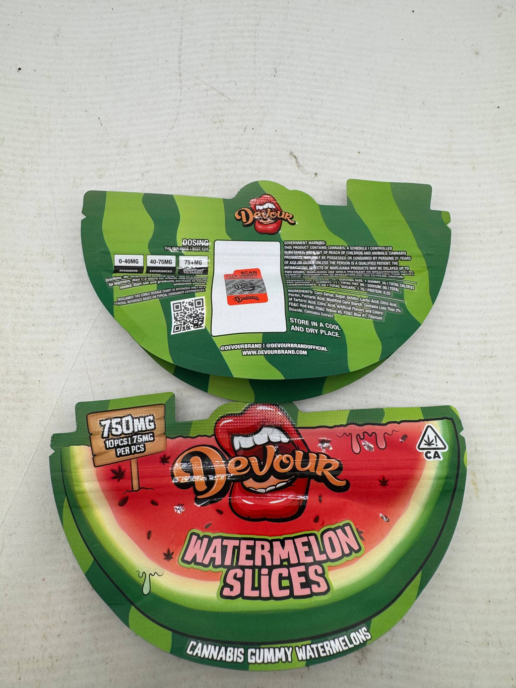 Devour 750mg Gummies