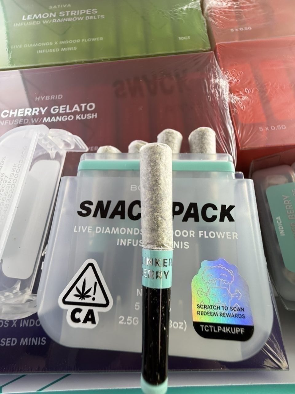 Boutique snack pack (5pk Prerolls)